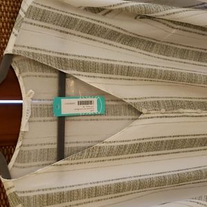 Tie front white blouse stitch fix